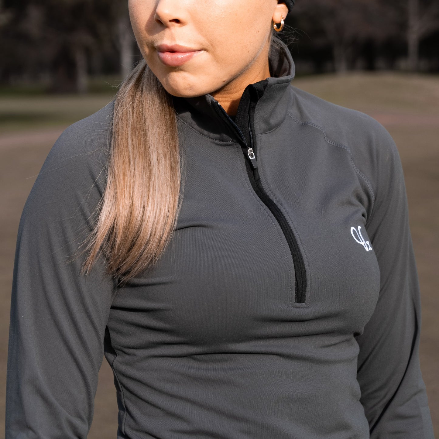 Women's Maplewood Grey Quarter-Zip