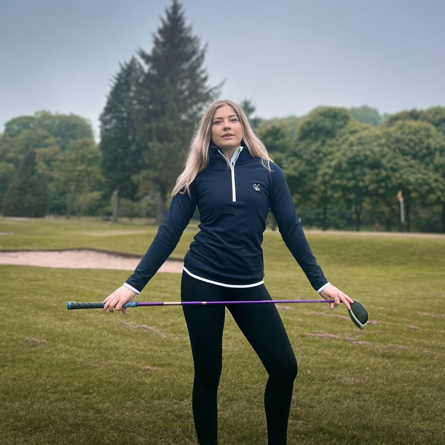 Women's Windsor Navy Quarter-Zip