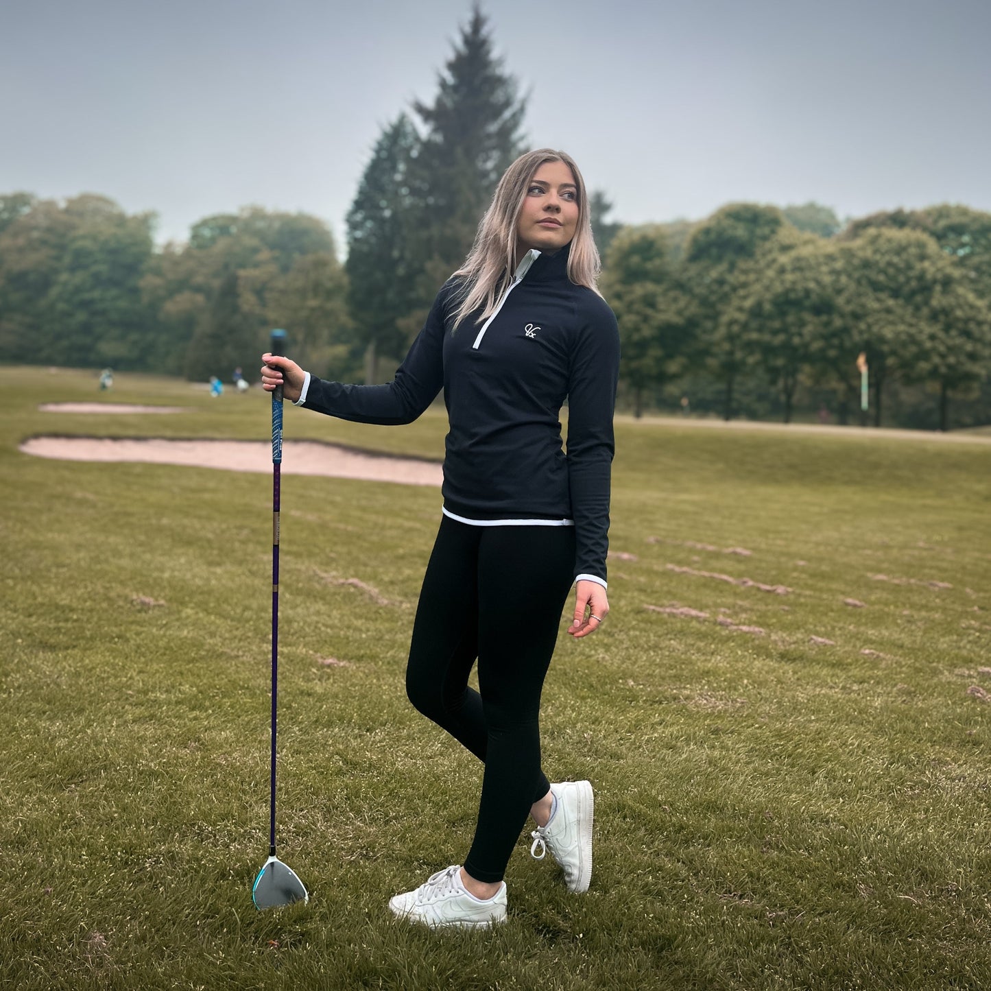 Women's Windsor Navy Quarter-Zip