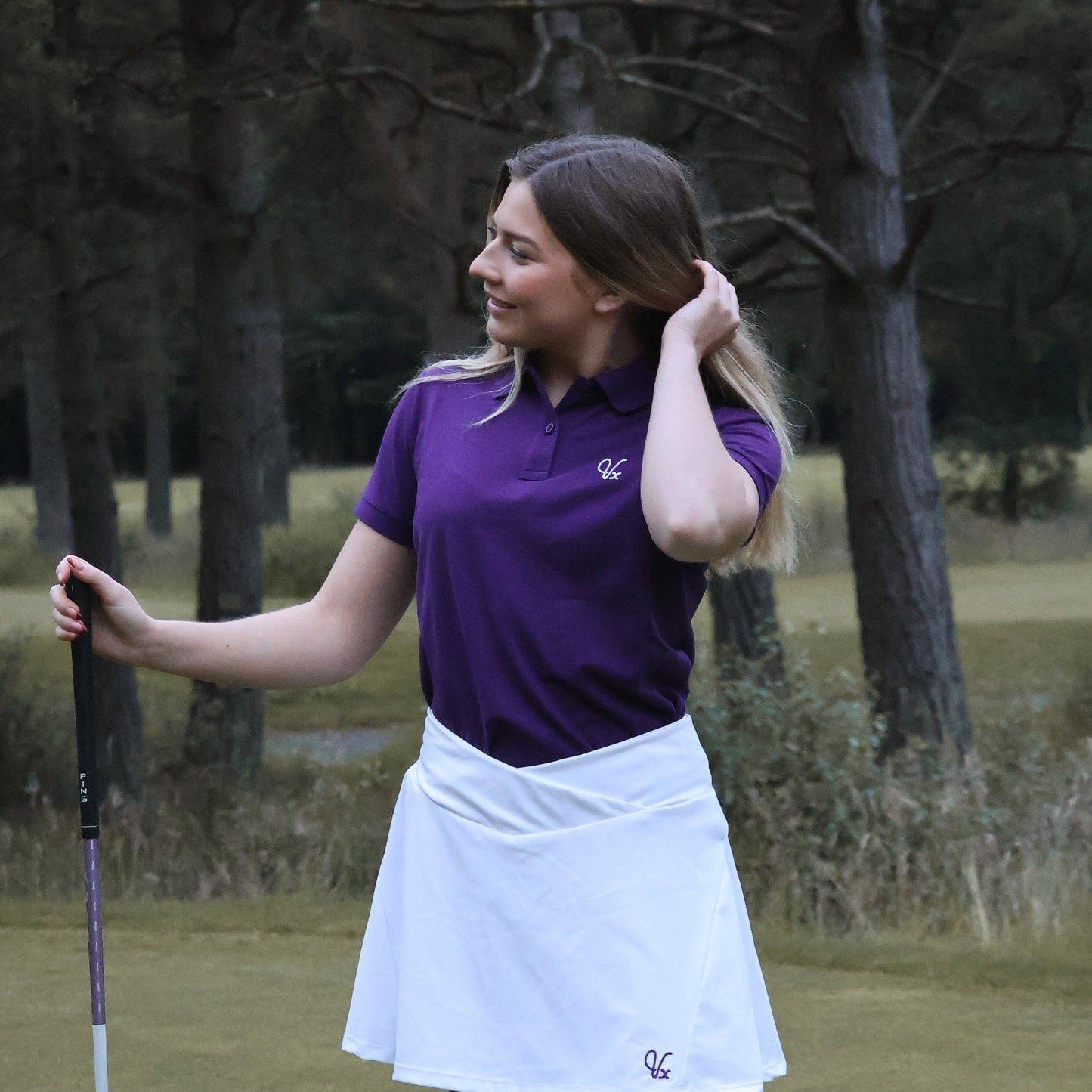 Women's Purple Calanova Polo